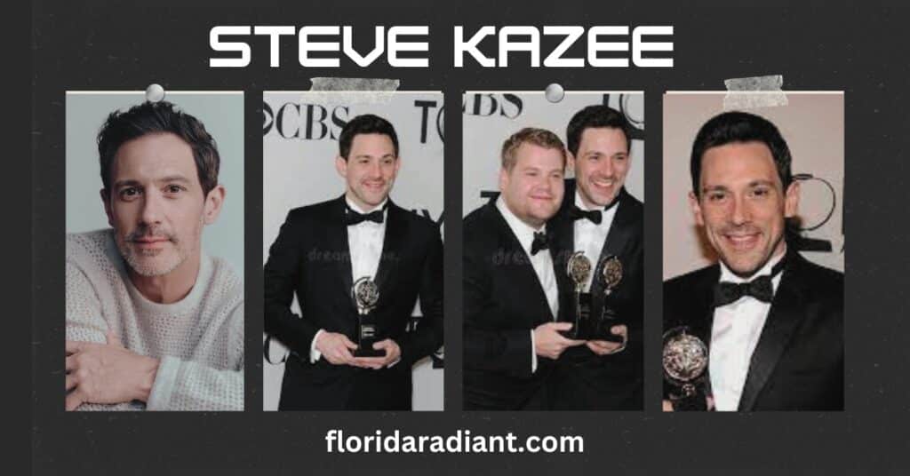 Steve Kraze attending the Tony Awards, showcasing a moment of celebration in the theater community.